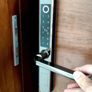 Double sides fingerprint smart UPVC lock